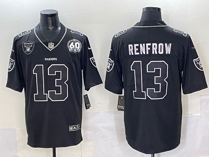 Men Oakland Raiders 13 Renfrow Black Nike 2025 Limited NFL Jersey 001